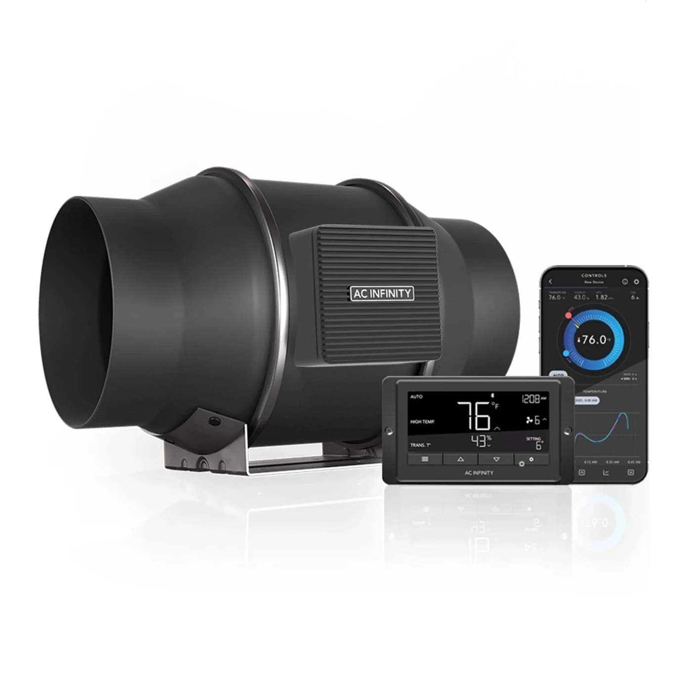AC Infinity CLOUDLINE T6 Inline Duct Fan