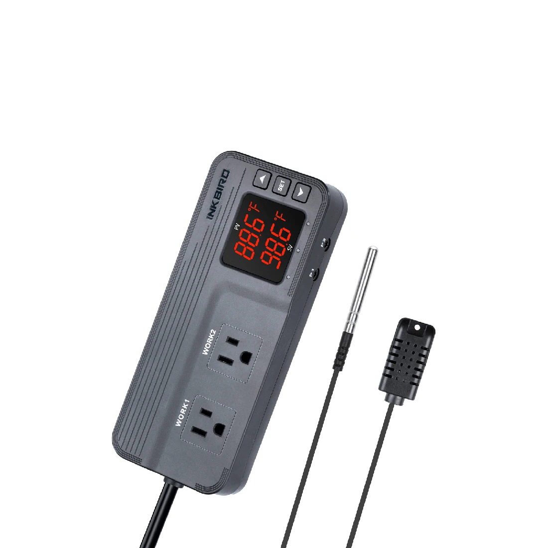 INKBIRD ITC-608T · Temperature + Humidity, US