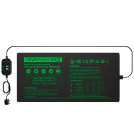 Mars Hydro 10 × 20.75 in Seedling Heat Mat + Thermostat