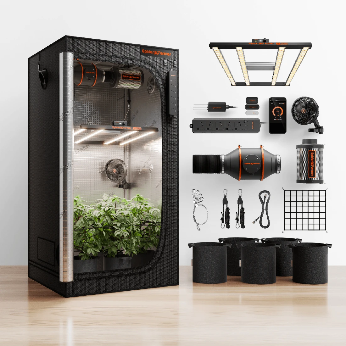 Spider Farmer G3000 AC5 Kit · 3 × 3 ft