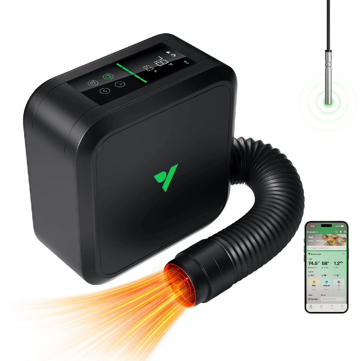 VIVOSUN AeroFlux W70 Smart Heater
