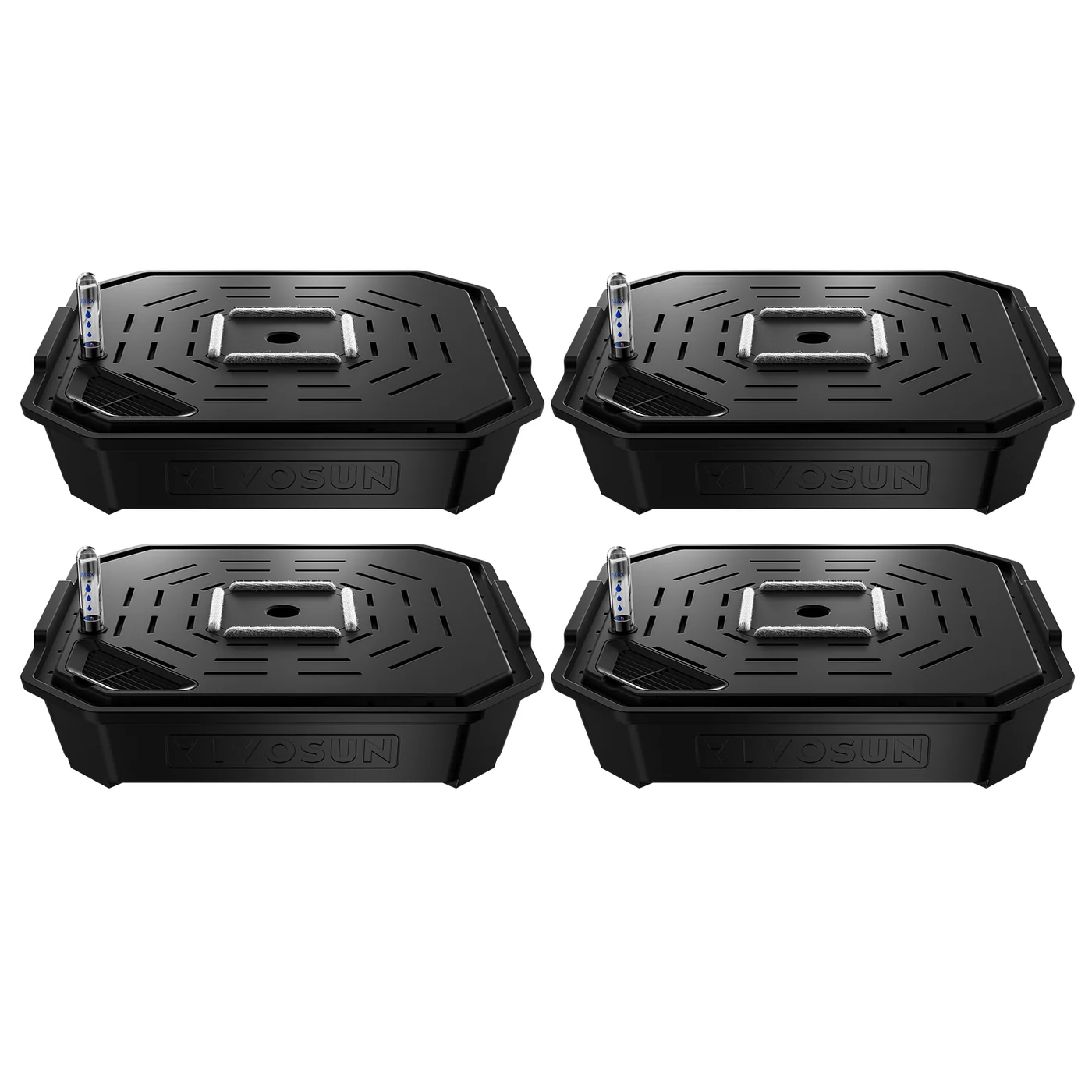 VIVOSUN FlexFeed Self-Watering Fabric Pot Base 4-Pack