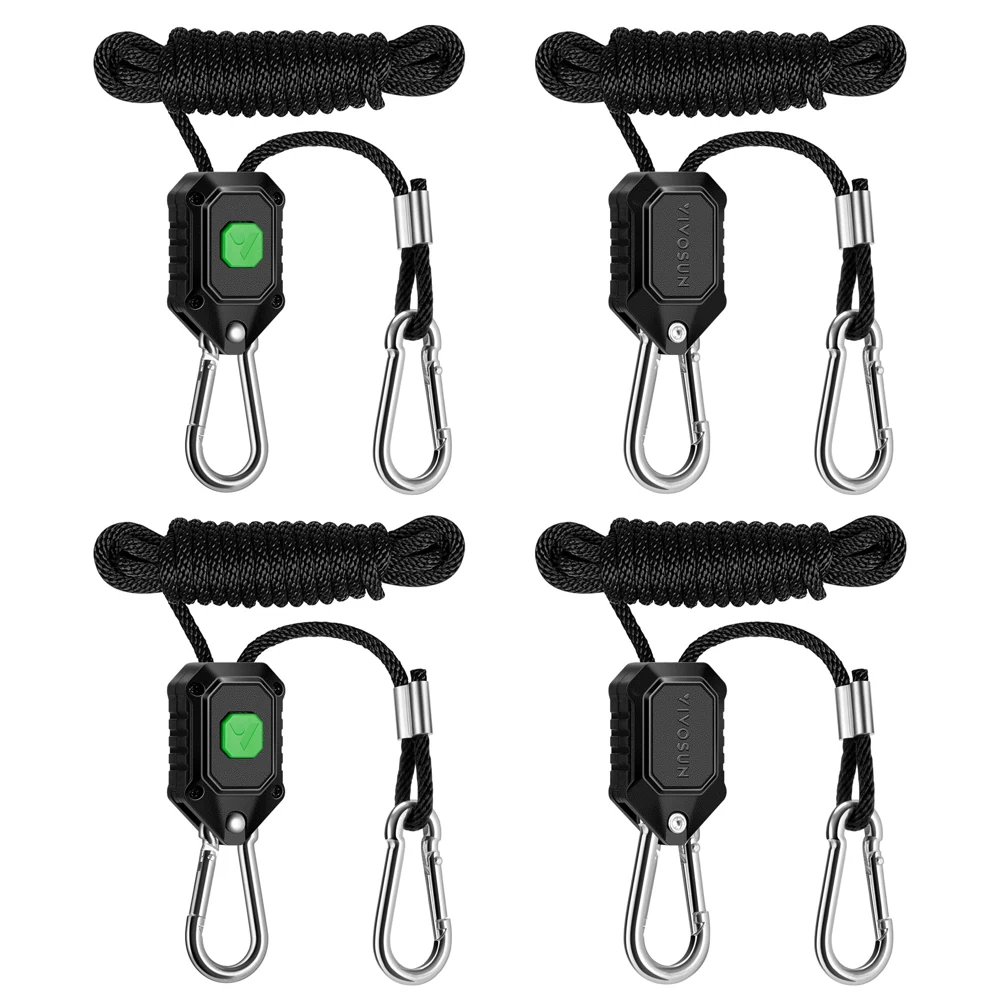 VIVOSUN Adjustable Rope Hangers — 2 Pairs
